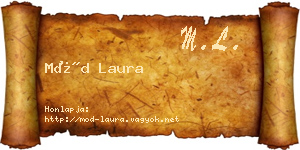 Mód Laura névjegykártya